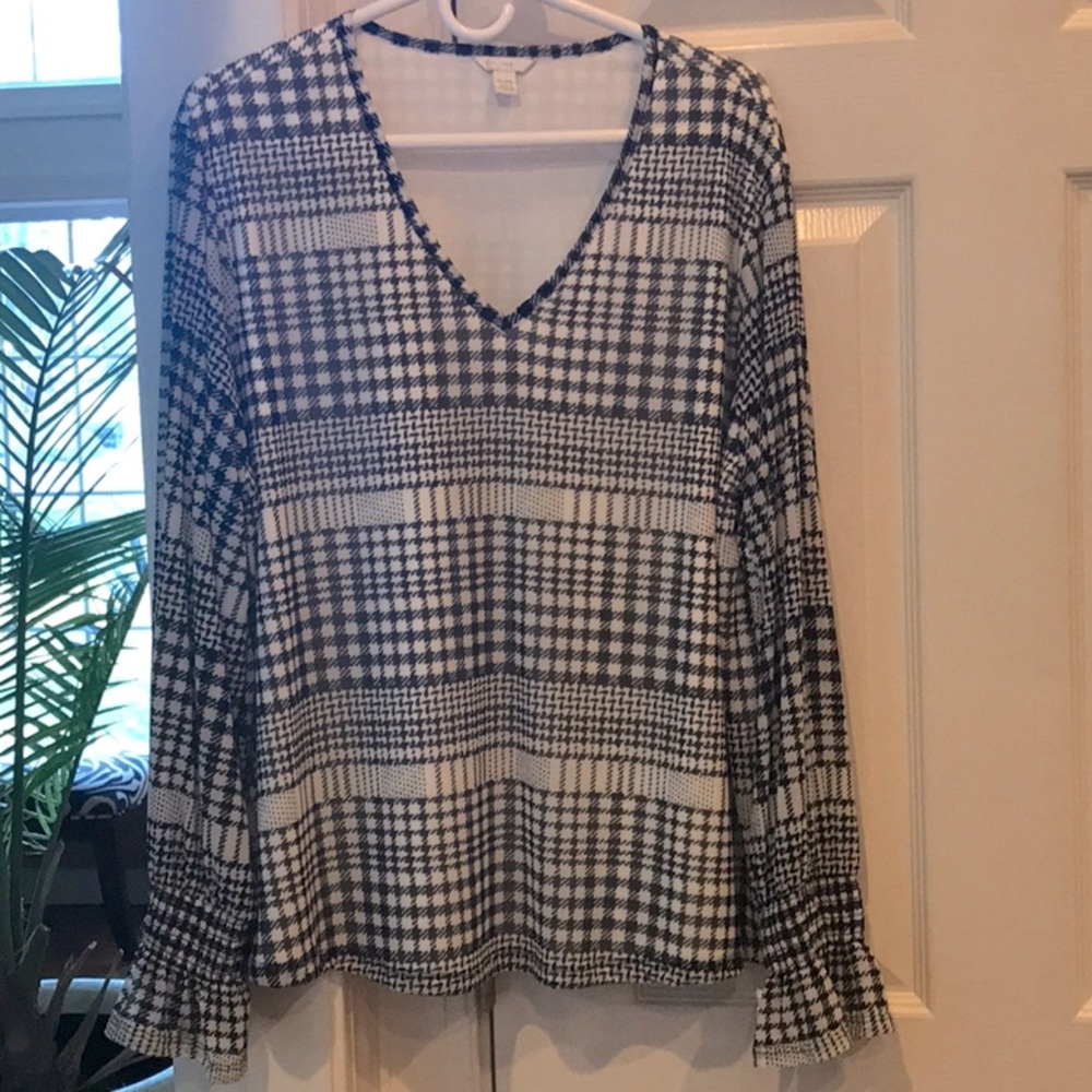 Houndstooth Top